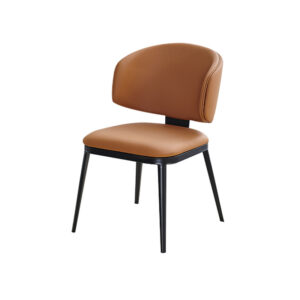 chaise moderne confortable en simili cuir design
