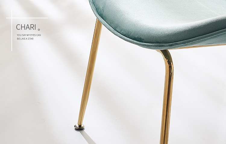 chaise moderne velours pieds métalliques chaise moderne velours pieds métalliques