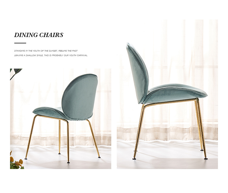 chaise moderne velours pieds métalliques chaise moderne velours pieds métalliques