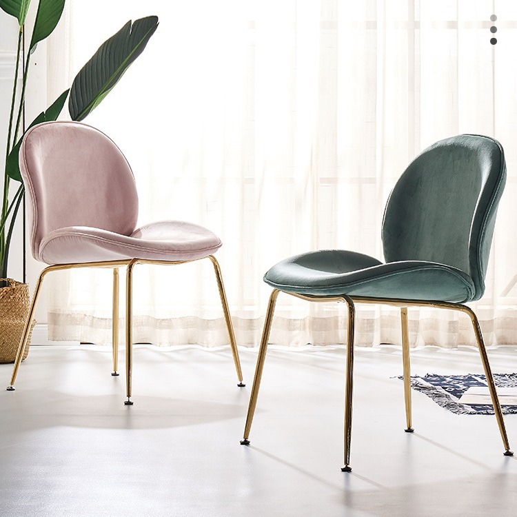 chaise moderne velours pieds métalliques chaise moderne velours pieds métalliques